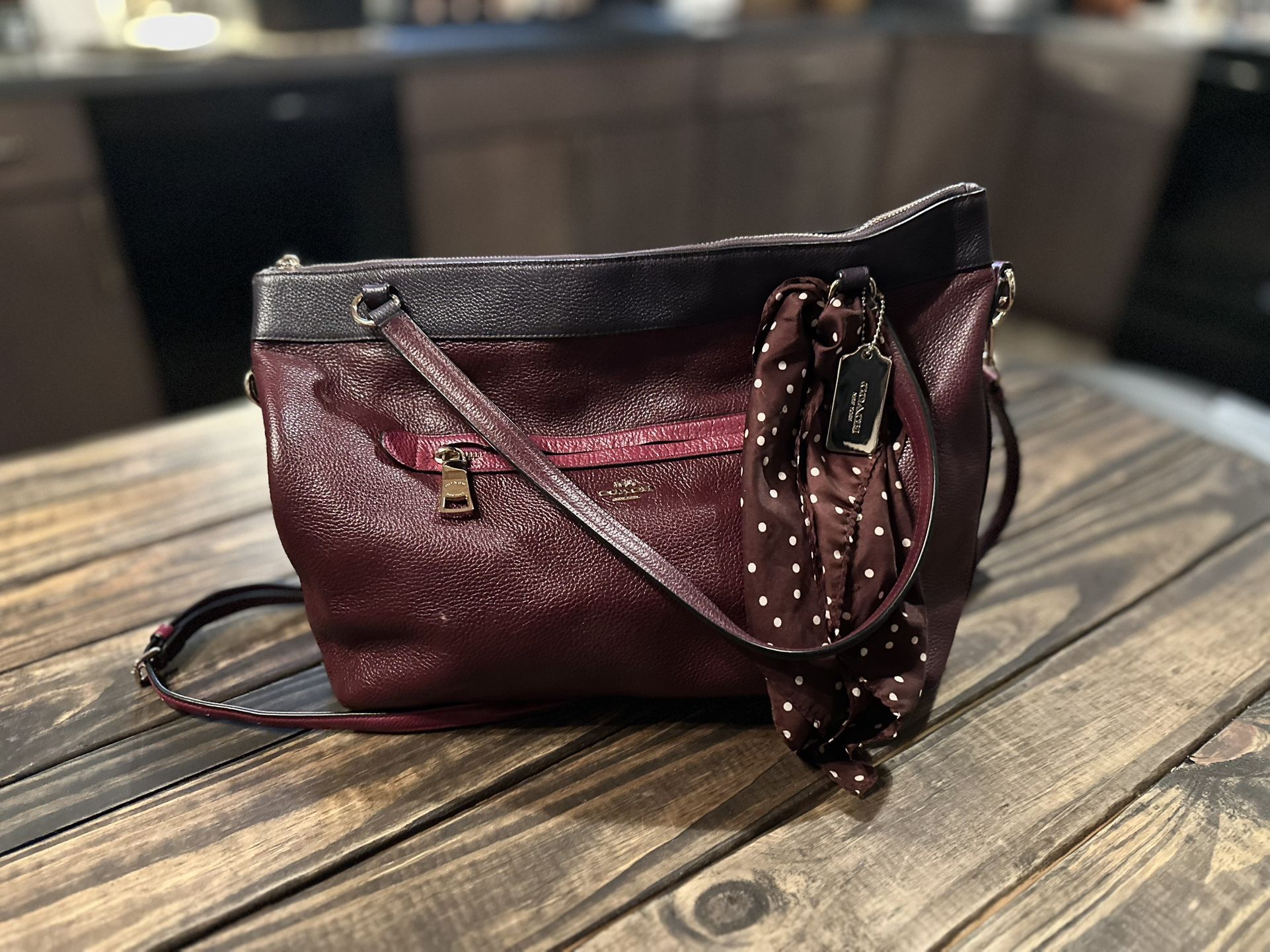Coach Color Block Tyler Tote
