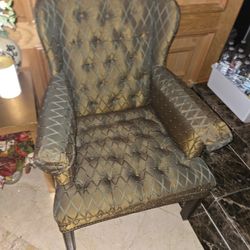 2 Wingback Chairs Sold As A Set