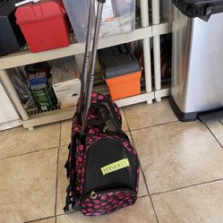 Excellent condition wheels And Backpack Pet Carrier