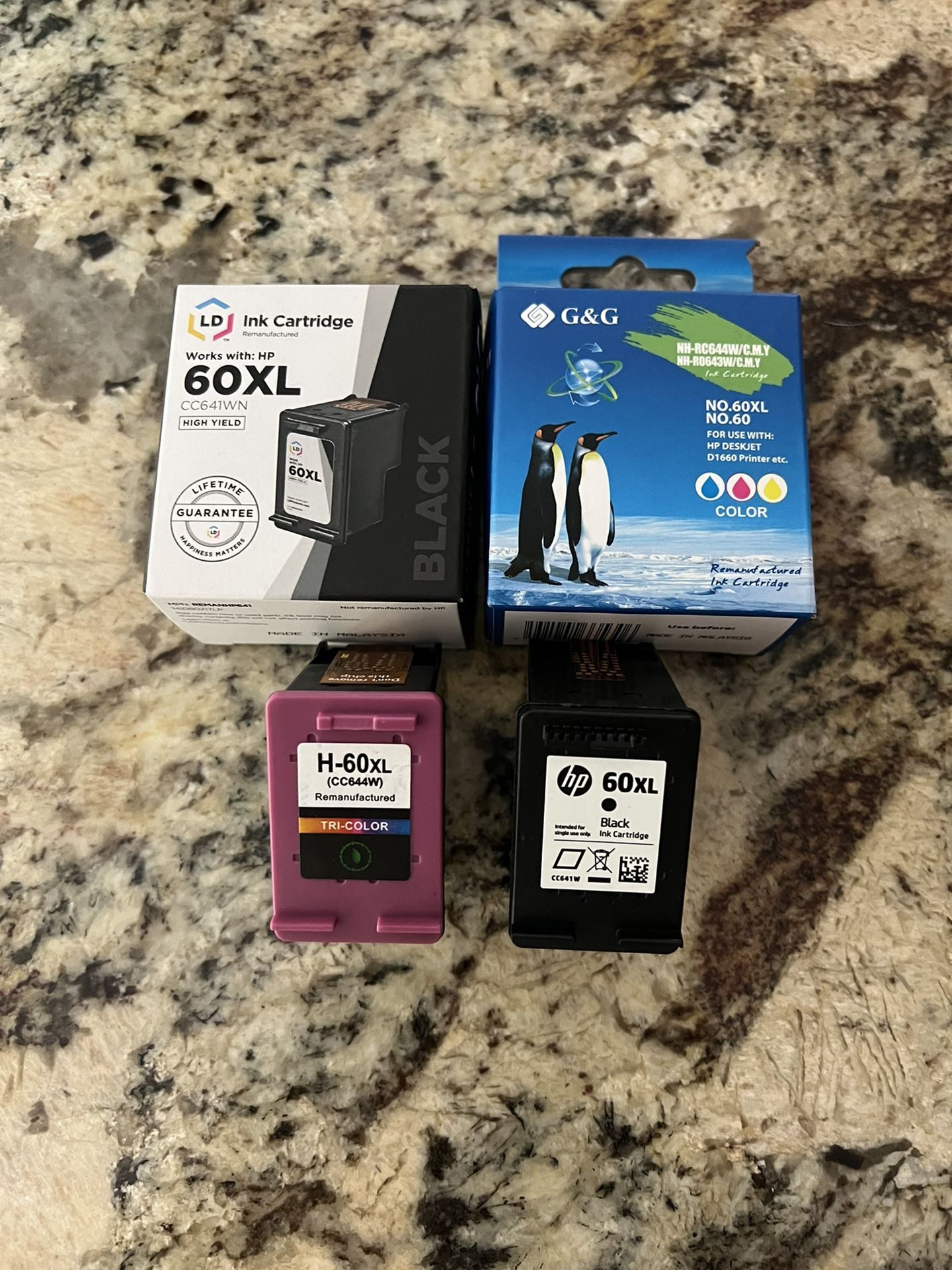 HP #60 PRINTER INK