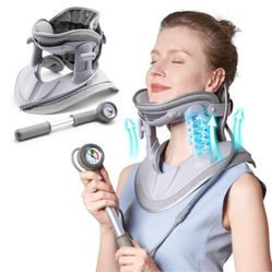 “New”Cervical  Neck Traction Device (3power Traction,8 Airbag Support)w/air Pump(retail$129)