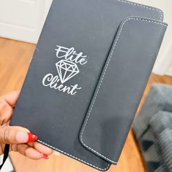 A magnet closing notebook I Have 50 of Them With Matching Pens $3 Each