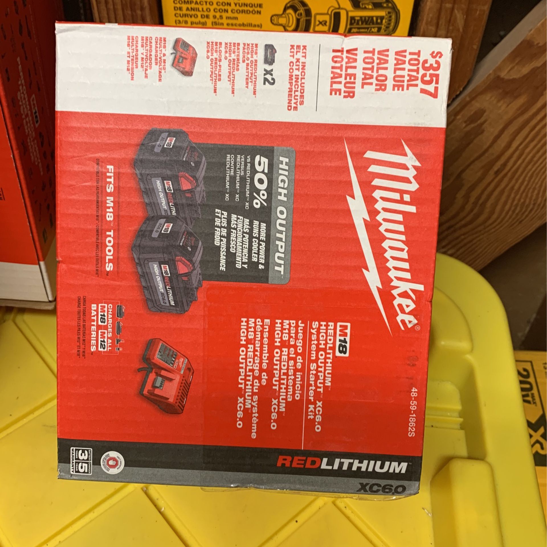 Milwaukee M18 RedLithium High Output XC6.0 System Starter Kit 48-59-1862S  for Sale in San Diego, CA OfferUp
