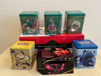 Pokemon Card Tin Boxes (Empty)