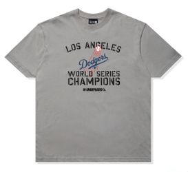Undefeated x New Era x Los Angeles Dodgers WS Champions Stencil Tee T-Shirt DS