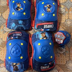 Paw Patrol Chase Youth Protective Pad Set blue