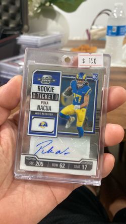 Puka Nacua Contenders Optic Rookie Ticket Auto RC