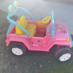 Barbie jeep battery and charger sales