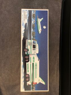 1999 Hess Toy Truck and Space Shuttle with Satellite