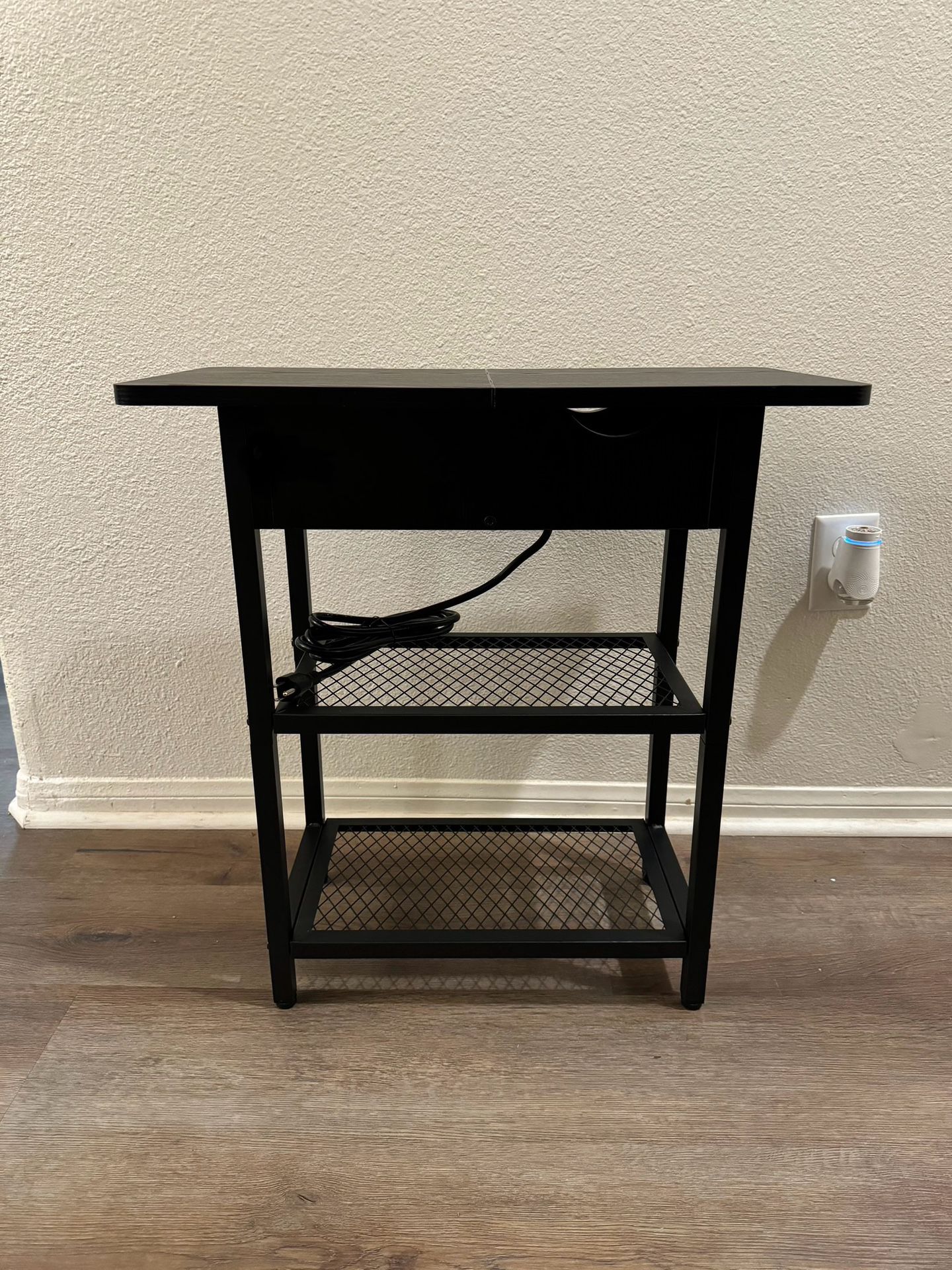 Home Storage Stand with Outlets
