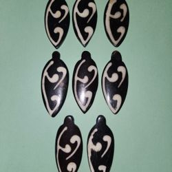 Carved Bone Pendants 