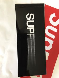 SUPREME "BLACK MOTION LOGO" STICKER