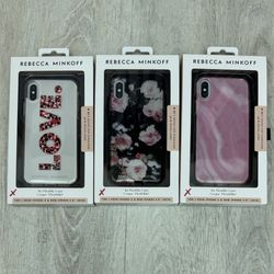 3 Rebecca Minkoff phone cases for iPhone X / Xs