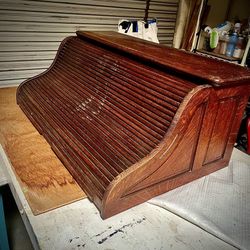 Roll Top desk ( Top) Oak 122 Year Old.the Real Deal.