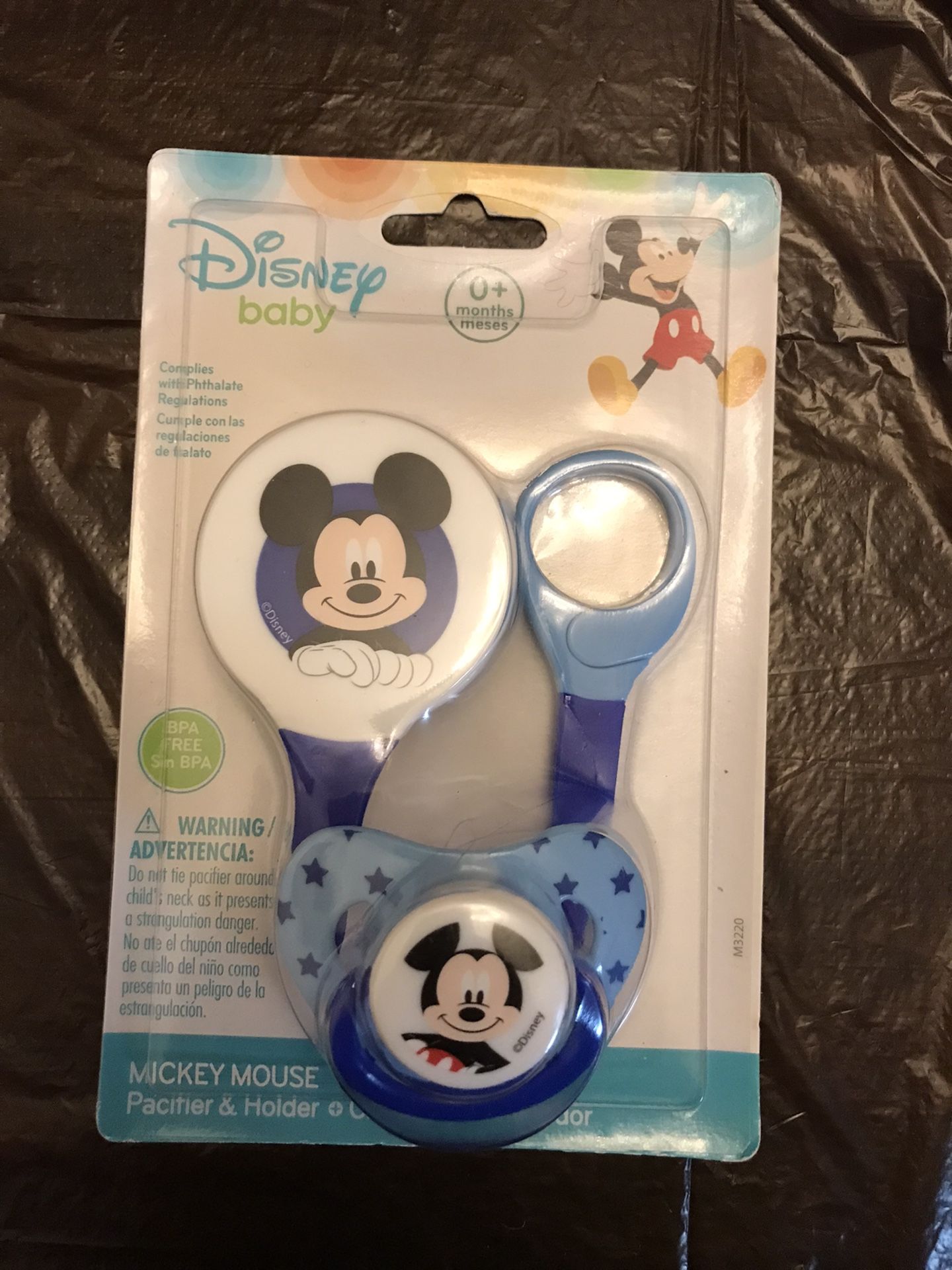 Disney Pacifier And Clip 