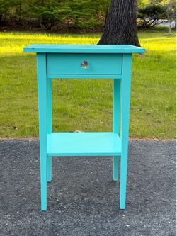 Painted side table