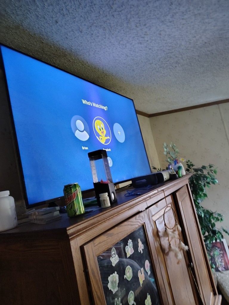 62 Inch Or Bigger Roku TV Works Fine