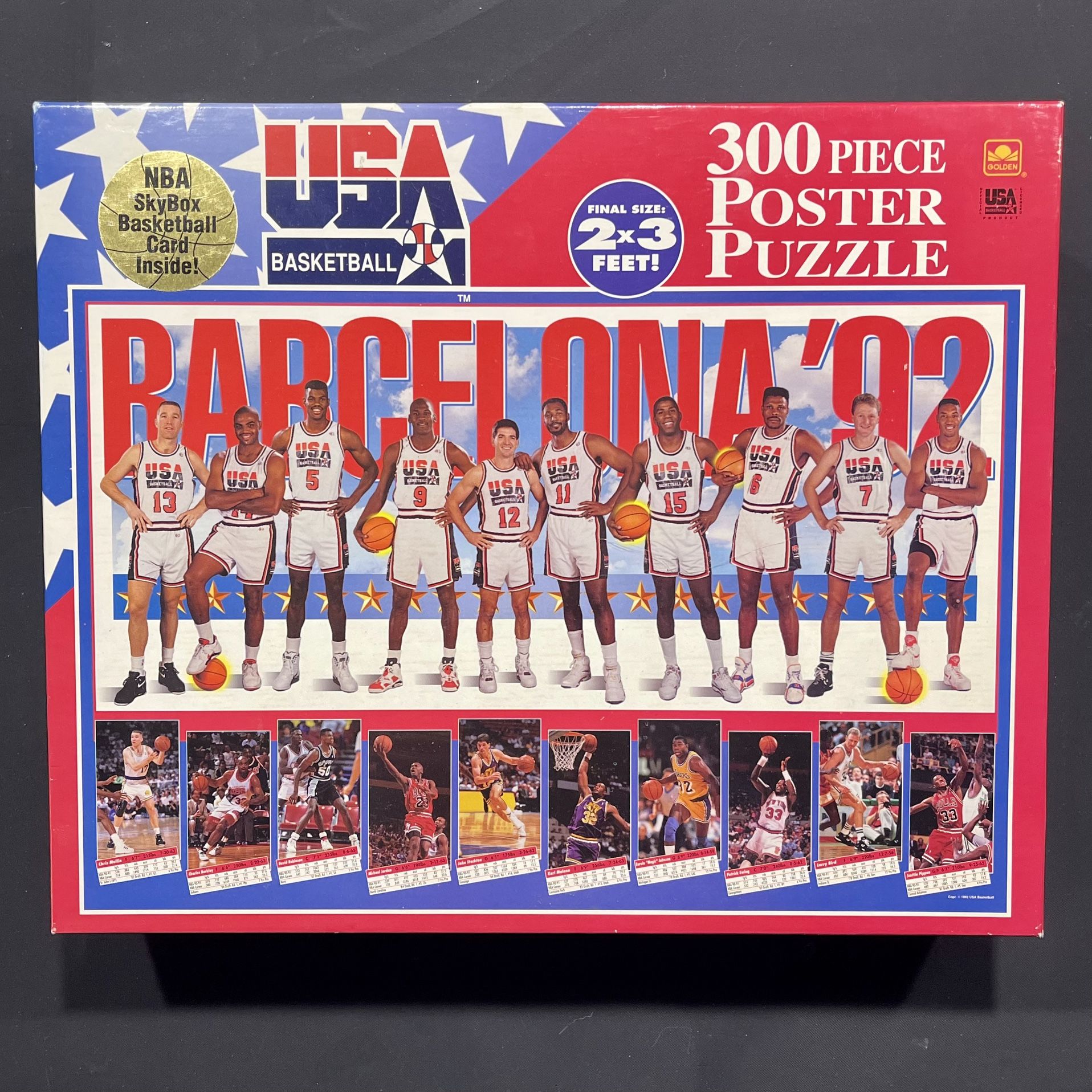 US Olympic 1992 Dream Team Puzzle - New & Unopened! 