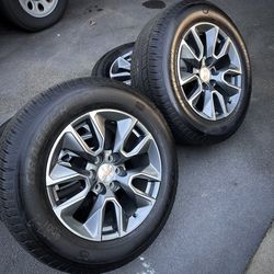 New 20" Inch Oem Chevy Silverado 1500 Tahoe Suburban Wheels Rims 275/60/20 General Tires Hablo Español $1,650