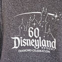 DISNEYLAND 60th ANNIVERSARY DIAMOND✨️ CELEBRATION SWEATSHIRT ZIPPER HOODIE ✨️