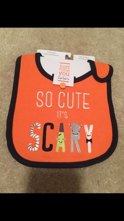 Carters baby Halloween bib