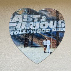 Valentines Custom Heart Shaped Puzzle