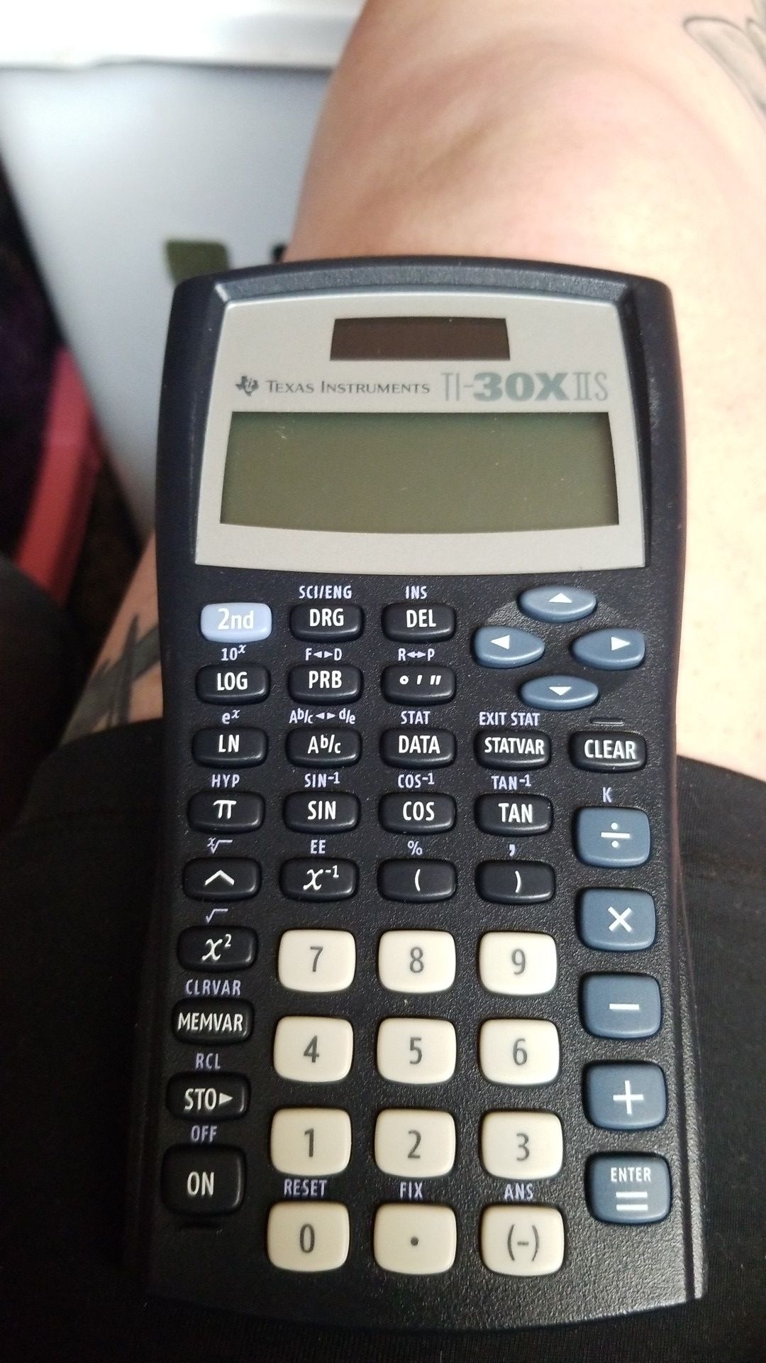 Texas Instuments TI30xIIS scientific calculayor 2 line