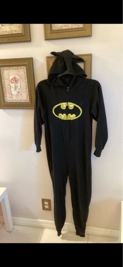 Batman Pajama / Costume Adult Extra Small / Child Extra Large