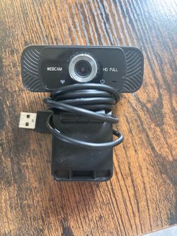 Full HD USB Webcam with Clip Mount