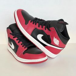Air Jordan 1 Mid 'Gym Red Black White'  Men’s Size 12 DQ8426-106 “No Box”