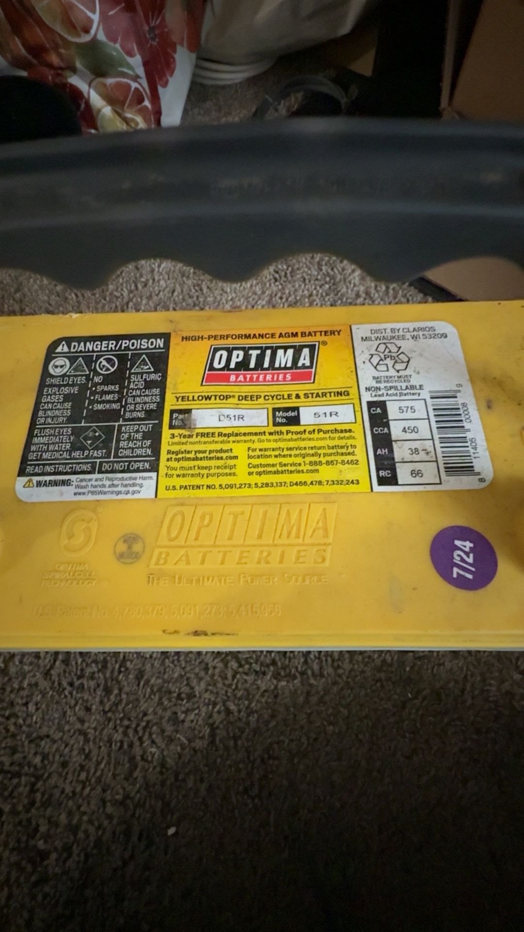 Brand New Battery