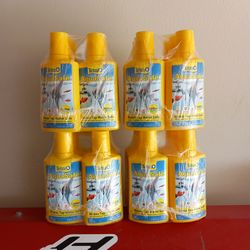 24 bottles Tetra AquqSafe. makes tap water safe