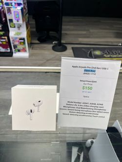 Airpods Pro(2nd Gen) USB C Open Box White J0425-1710