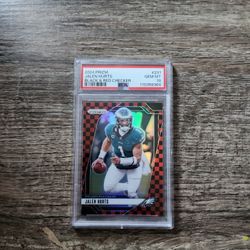 2024 Jalen Hurts (SSP) Black And Red Checker/PSA 10