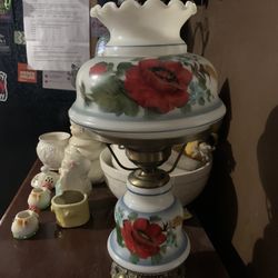 Vintage Loevsky & Loevsky White Metal Casting (L&L WMC) Small Lamp 