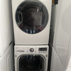 Lg Stackable Steam Washer And Steam Gas Dryer