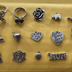 Retired James Avery Charms And Rings
