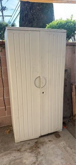Outdoor plastic shed