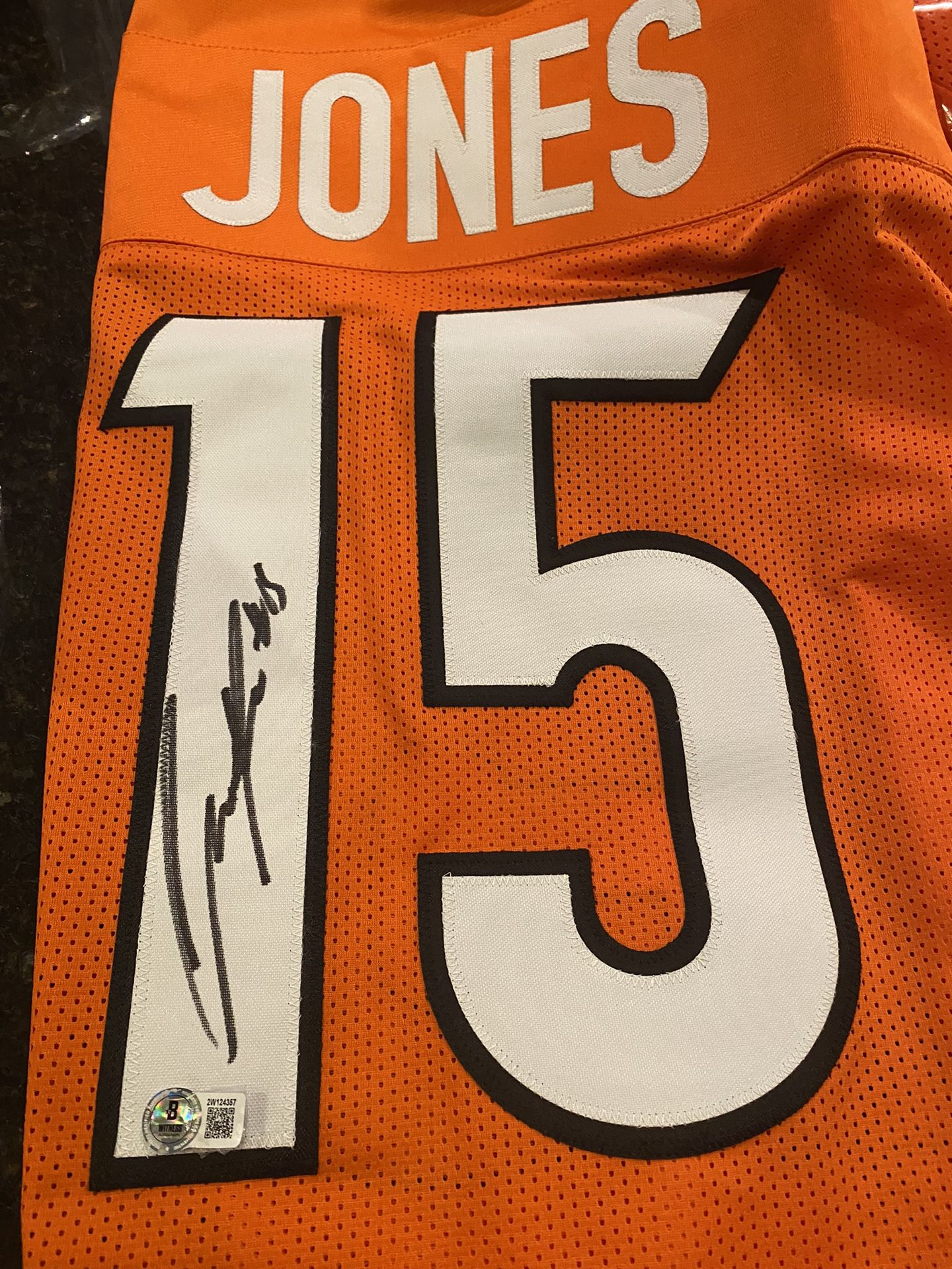 Charlie Jones - Cincinnati Bengals Autographed Signed Jersey - new