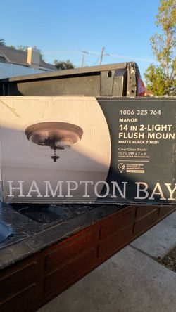 14” in 2 -light flush mount