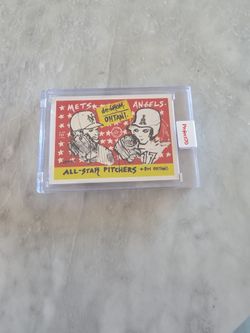 Shohei Ohtani and Jacob deDrom chase card