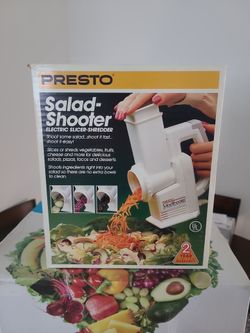 Presto Salad Shooter Electric Food Slicer Shredder 02910 Vintage NOB