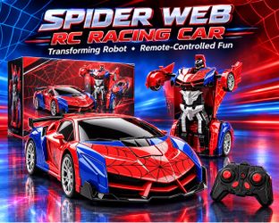 Spider Web RC Transforming Robot Racing Car