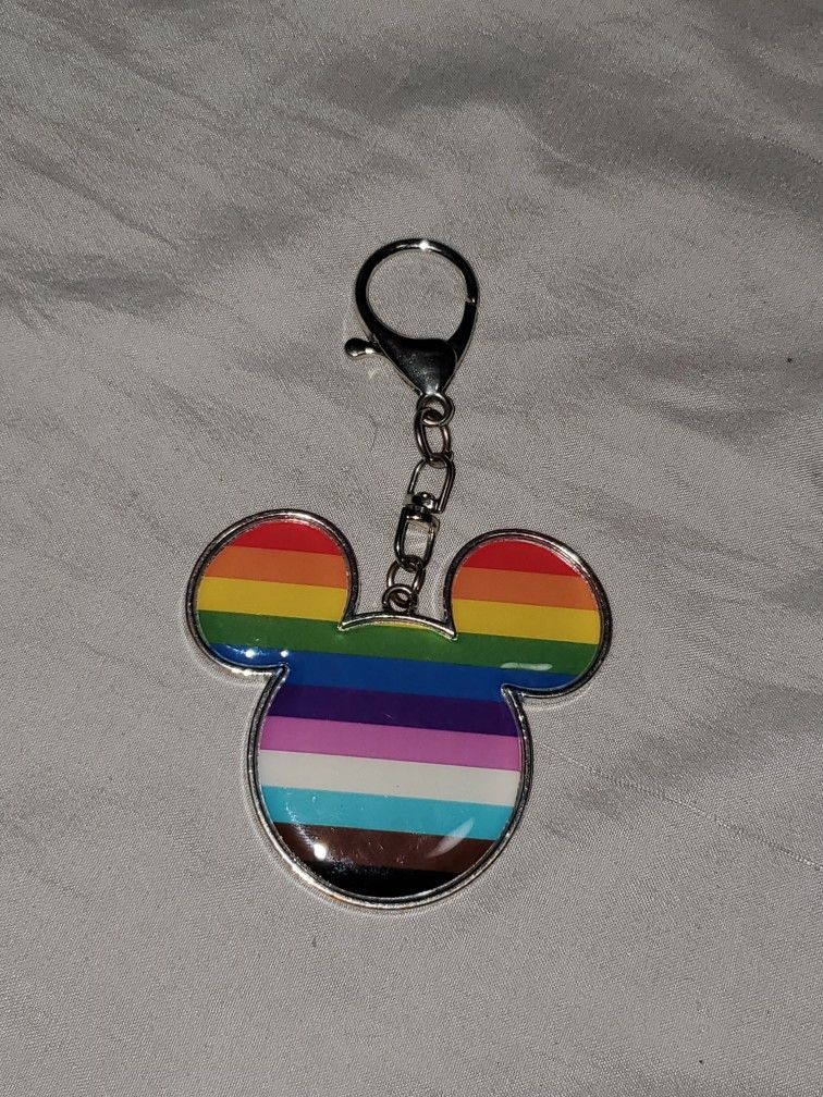 disney pride collection keychain