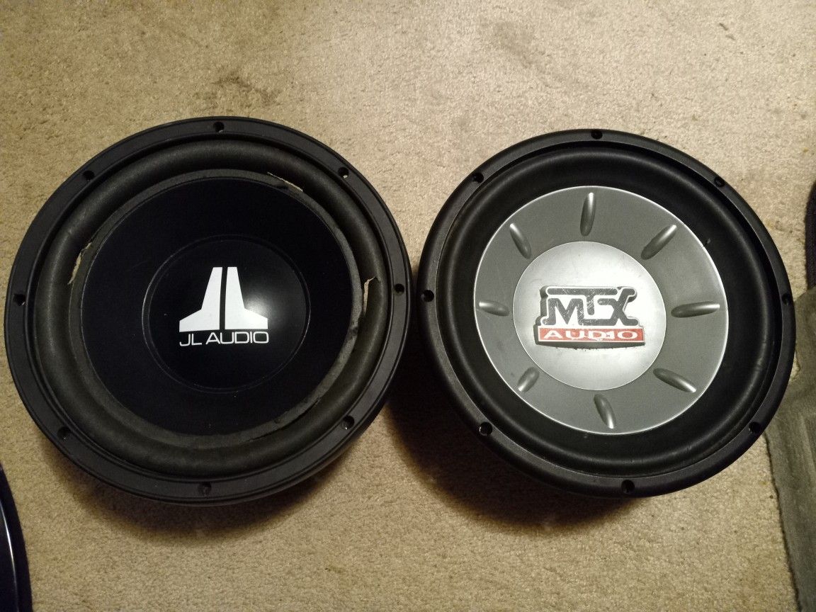 2 10" Car Stereo Subs Read Description