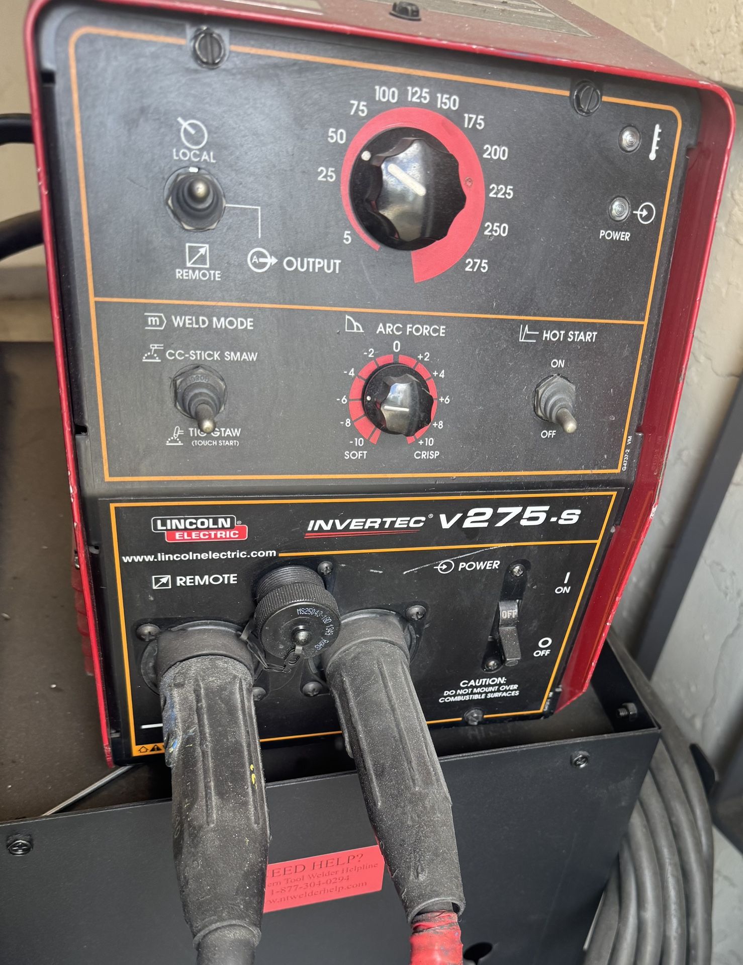 Stick Welder, Invertec V275-S, Phase Three-Phase , Gouging, Stick, TIG 