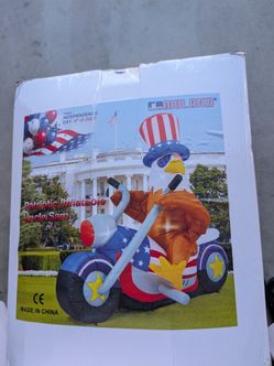 Inflatable uncle sam