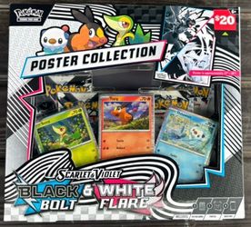 Pokémon Scarlet & Violet Black Bolt & White Flare Poster Collection