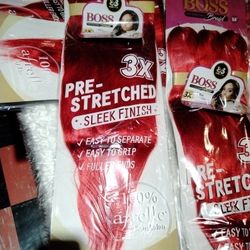Bobbi Boss PreStretched Braid Hair Hot Red