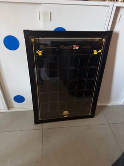 30th anniversary pikachu 30 set card display framed